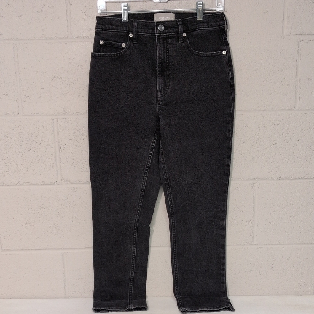 Everlane The Original Cheeky Jean, Washed Black, 27R, 90's Minimalism - Picture 2 of 7